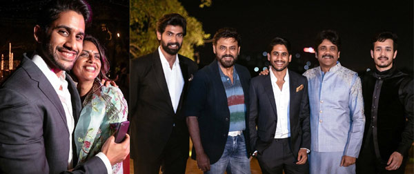 naga chaitanya,nagarjuna,lakshmi,daggubati families,rana,venkatesh,akhil  చైతు సంతోషానికి హద్దులు లేవ్...!